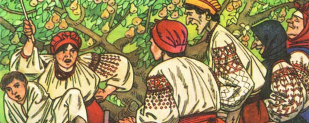 Ілюстрація повісті "Кайдашева сім'я"